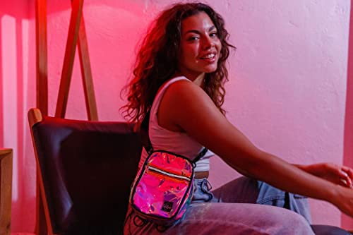 Image of Crossbody Sling Bag for Women Men 5in1 Multi-Use from Recycled Polyester Belt Bag Cross Body Backpack Fanny Pack Purse