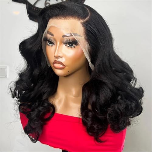 Lace wig 5x1 transparente 12" résout le problème des démarcations avec sa densité 180%