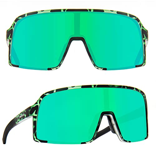 Image of MAXJULI Polarized Sunglasses for Men Women, Windproof Outdoor Sports Cycling Running UV400 Protection Sun Glasses 8121