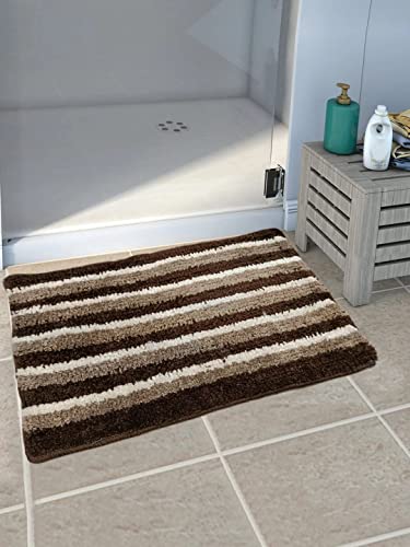 Image of Door Mats for Home | Door Mats for Home Entrance | Door Mat for Bathroom| Soft & Super Absorbent Mats for Shower | Washable, Non-Slip & Quick-Drying Mats (Pack of 2) (Multicolor 15)