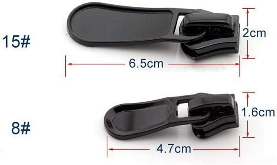 Fermeture éclair noire pour bricolage Lalian 150 cm de couture 15# - 4