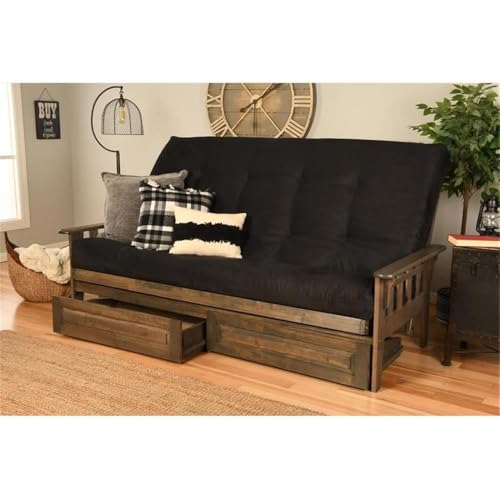 Kodiaktucsonqueenfutonframewithstoragedrawerswoodfutonsetwithmattressincludedinsuedefabricmattressblackwalnut Urban Country Home Decor Kodiak tucson queen futon frame with storage drawers wood futon set with mattress included in suede fabric mattress blackwalnut urban country home decor