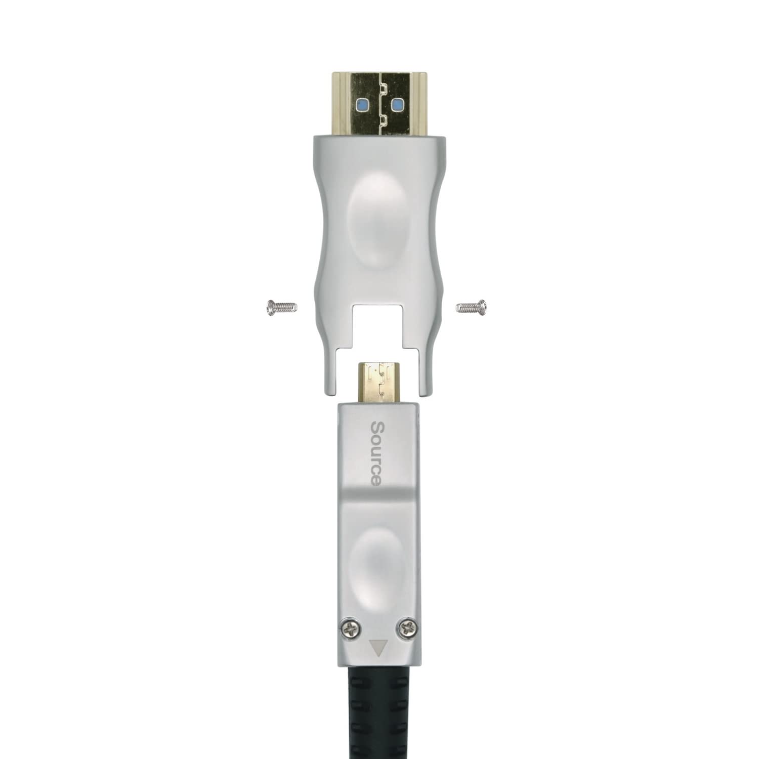 AISENS A148-0511 Cavo HDMI V2.0 AOC smontabile premium alta velocità/HEC 4K@60Hz 4:4 18Gbps, A/M-D/A/M, nero, 20m
