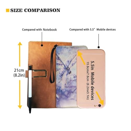 Vintage Dragonfly Wallet for Women Large Capacity Credit Card Holder Wallets with RFID Blocking Zipper Long Purse4