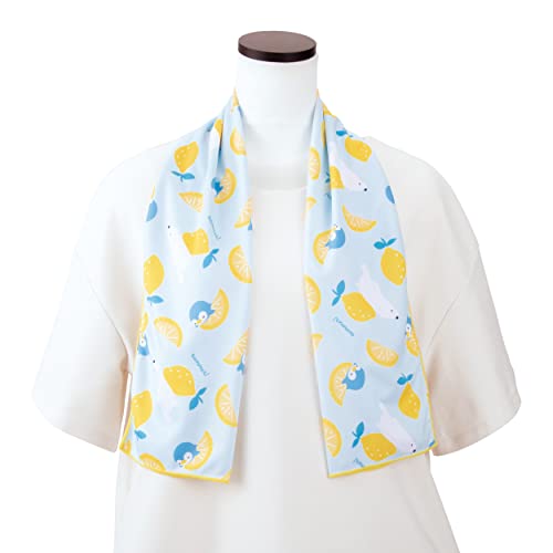 LIV HEART Libuhahato 14024-01 Cool Towel, Leisure Cool Nemu Nemu (Total Length: Approx. 39.4 inches (100 cm), UV Protection, Cooling Material