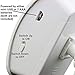 STARPOINT Extra Add-On Motion Sensor for the STARPOINT Expandable Wireless Multi-Unit Long Range Doorbell Chime Alert System, Model LM, White