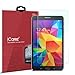 iCarez [HD Clear] Screen Protector for Samsung Galaxy Tab 4 8.0 [ Unique Hinge Install Method with Kits] Easy Install with Lifetime Replacement Warranty [2 Pack] - Retail Packaging