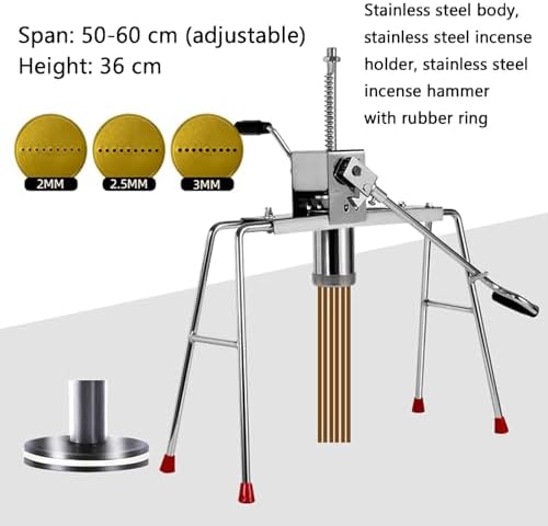 DIY Incense Making Kit with Adjustable Stand, Clay Extruder & Molds - Ideal for Handmade Aromatherapy Accessories & Crafting Enthusiasts