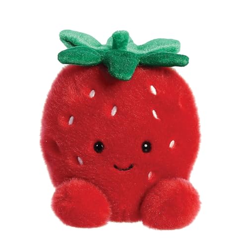 Aurora, 33573, Palm Pals Fresa Jugosa 13cm, Peluche, Rojo