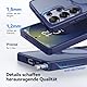 CASEKOO Weltneuheit 360° MagicStand für Samsung Galaxy S25 Ultra Hülle mit MagSafe [Unsichtbarer Ständer] [Militärschutz] Stoßfest Schutzhülle Dünn Handyhülle Matt Griffig S25 Ultra Case - Blau