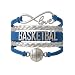 Infinity Collection Basketball Bracelet- Charm Bracelet- Girls Basketball Jewelry - Perfect Basketball Gift