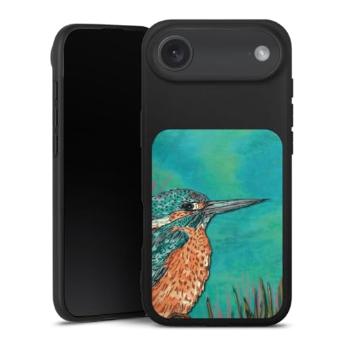 Etui silicone iPhone Air antichoc et souple motif peinture oiseau