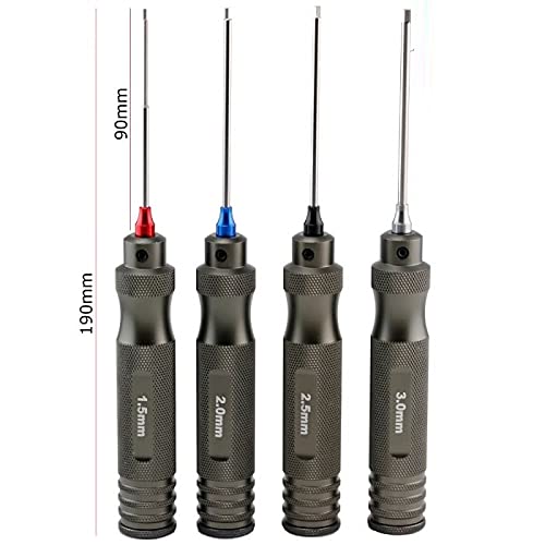 Powerhobby Pro Series Magnetic Hex Tool Set Metric 1.5, 2.0, 2.5, 3.0mm