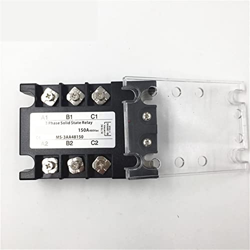 SSR-150AA Relais Triphasé AC 90-280V Commande Entrée Tension Sortie 30-480V Charge 150A MOBYAT