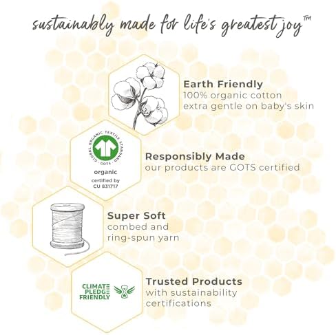Burt's Bees Baby - Fitted Crib Sheets, 2-Pack, Boys & Unisex 100% Organic Cotton Crib Sheet for Standard Crib and Toddler Mattresses (Pine Forest)