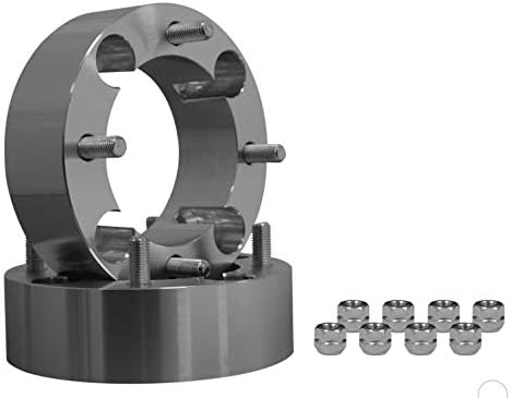 SuperATV 2" Aluminum Heavy Duty Wheel Spacers Compatible with Honda - 4/110 Bolt Pattern - Pair