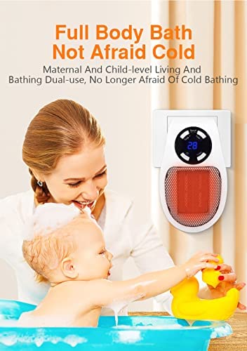 Heatzo Heater, 2pcs Portable Heater Electric Heater Plug In Wall Room  Heater Home Appliance Heating Stove Mini Radiator Remote Warmer Machine  500W : Amazon.ca: Tools u0026 Home Improvement
