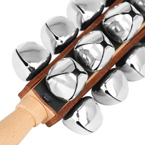 Hochet à main 25 cloches robuste pour spectacles et scènes