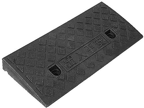 Rampa de plástico negra 49x22x5 cm ligera y portátil
