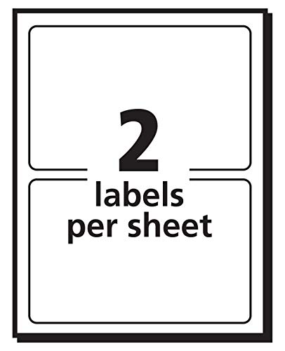 Avery Removable Print Or Write 2" X 4" Labels - Great For Home Organization Projects, Pack Of 100 White Labels (5444) #TOP4