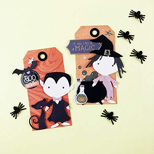 Sizzix Framelits & Thinlits - Fustelle Per Scrapbooking E Biglietti, Multicolore, Dimensioni Piccole. Set Di Fustelle Sottili Per Taglio Di Carta, Cartoncino, Lamina. Compatibile Con Macchine Big Shot.