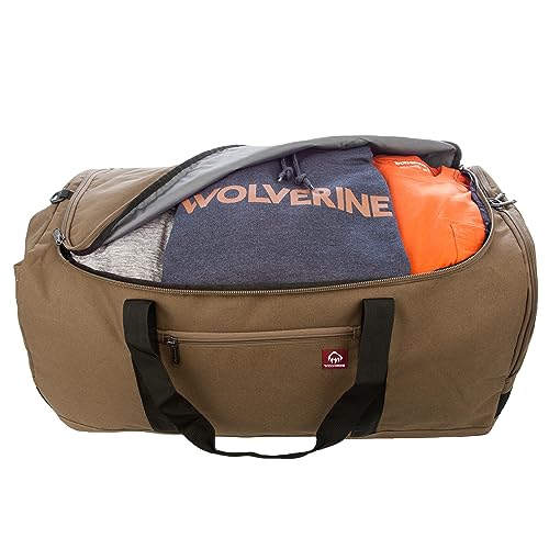 Wolverine 30" Duffel with Boot Made from High-Density Canvas, 112l Capacity Main Compartment4