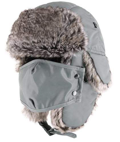 Image of Winter Trapper Ushanka Hat, Aviator Hat, Ear Flaps, Men Women