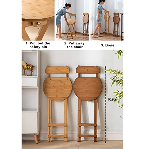 Tabouret de bar en bambou sans assemblage : la solution gain de place pour petits espaces