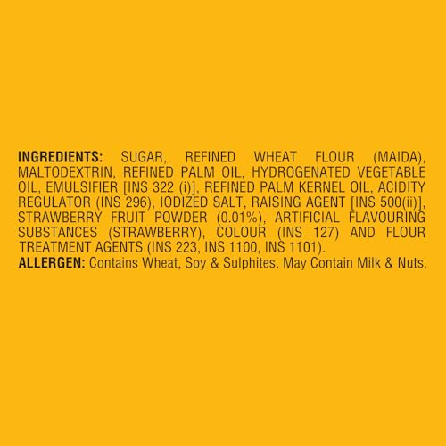 Image of Dukes Waffy - Strawberry Flavoured Creamy & Crunchy Wafers (60 /55 Gm).