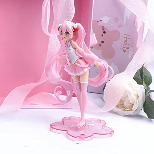 Mobysing Hatsune Miku Sakura Version Figure Anime Girl Figure Collection Ornament 7.9Inch #TOP5