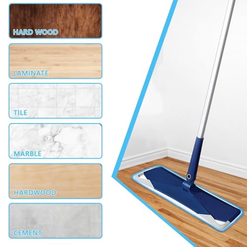 Pacote com 12 almofadas de limpeza de microfibra, substituição de esfregão de 45,7 cm, 8 almofadas d
