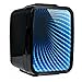 Crystals 4/10/15L Litre Mini Fridge, Table Top Small Fridge Cooler & Warmer for Car Bedrooms Desk Office, 12V DC - 220 AC, Mini Fridge for Bedrooms (RGB Infinity - BLACK, 4L Lights)