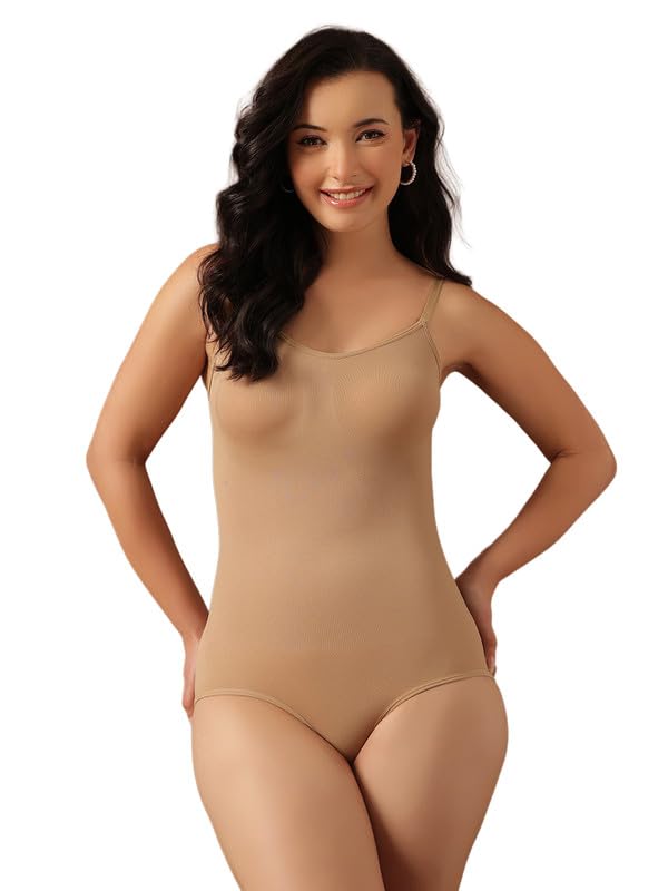 clovia Women's Seamless Sculpting Brief Bodysuit-picture-43
