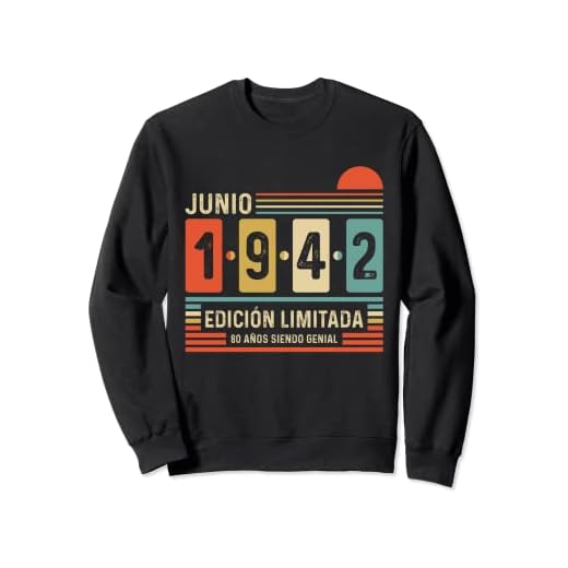 80 Años Junio 1942 Leyenda Regalo 80 Cumpleaños Sudadera