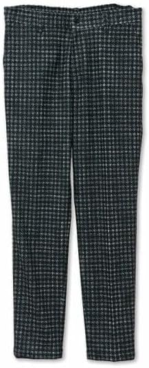 [ハイストリート] トリコットメッシュ千鳥格子柄イージーパンツ