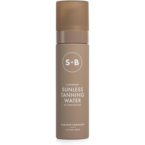 SUGARED + BRONZED Sunless Tanning Water - No Added Bronzer, FlexExpress® Formula, Self-Tanner for Face & Body, Lightweight, Hydrating, Clean Ingredients, Long-Lasting, Suits All Skin Types (4 Fl Oz)