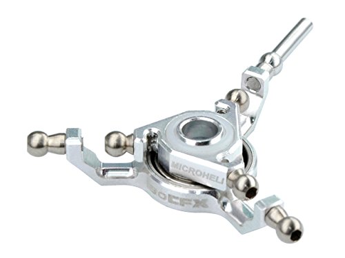 MICROHELI CNC Titanium Tri-Blade Swashplate (for and Blade Trio 180 CFX Stock)
