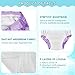 Baby Girls Sleep Training Pants Absorb Water Nighttime Potty Training Underwear Underwear Briefs for Infant 4T Fashion Lilac Butterflies