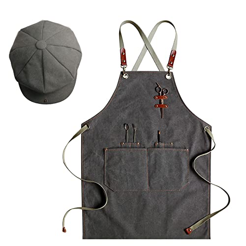 Tablier cuisine homme femme avec poches pour organiser vos ustensiles de chef taille L