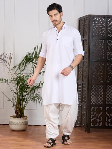 Image of Rajubhai Hargovindas Men's Premium Pathani Kurta
