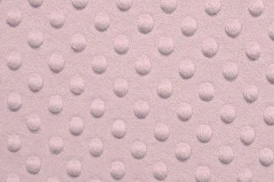 Minky Dimple Dot Fur Fabric, by The Yard (Pink)