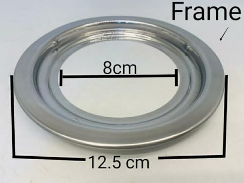 Image of Stainless Steel Centre Hole Round Floor Drain 5 Inch | Anti Cockroach Bathroom Drain Jali | Floor Trap Cover