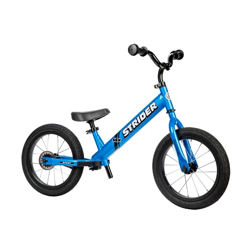 Product Image of the Strider 14x, Awesome Blue - Balance Bike for Kids 3 to 7 Years - Includes Custom...