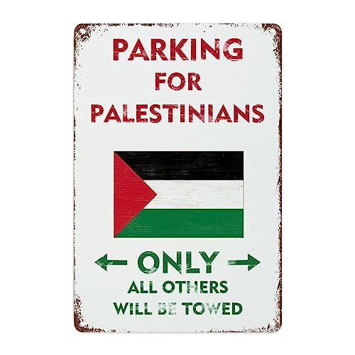 JuneLucky Parking for Palestinians Only All Others Will Towed �x�����^���T�C�� �����O�� �R�~���j�e�B �S�� ���H �� ���ԏ� ���� �X�H �\�� �A���~�j�E�� �u���L�� ���^�� �Ŕ� 12x18