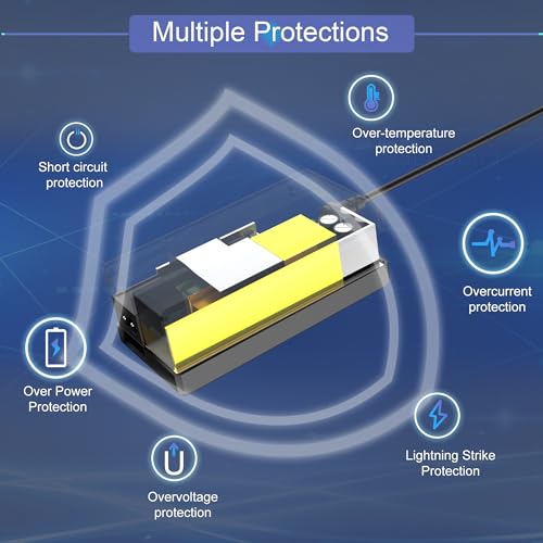HYCTP AC/DC 12V5A Netzteil Adapter, 60W/65W, Passend Für 3D-Drucker, LCD-Anzeigen, LED-Streifen Lichter, AOC Computerbildschirme, Laptops, HKC Wasserreiniger, Kompatibel mit DC12V 0-5000MA Geräten – Bild 6