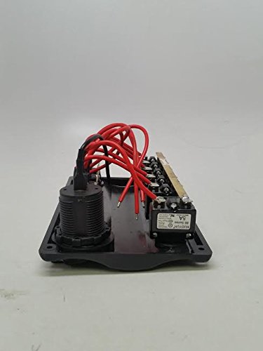 Pactrade Marine Black Switch Panel with USB Charger LED Indicator 7 X 3 3/4"