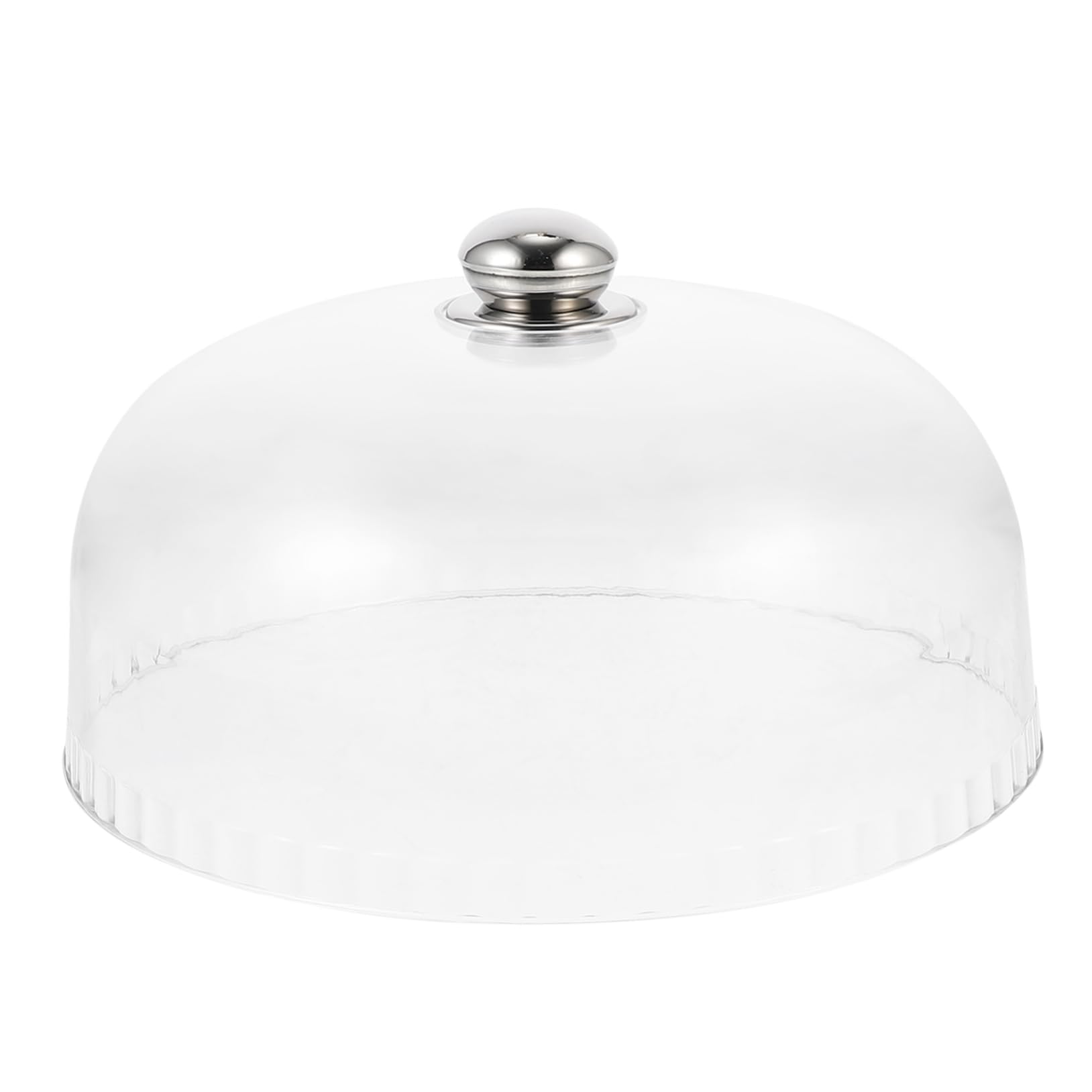 1 Pc Copertura del Vassoio della Torta Cupola Alzata Torta alzatina per Dolci Alzata per Dolci Coperchio Trasparente per espositore per Pane Copertura Trasparente