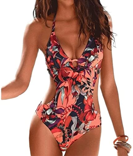 TBSCWYF Costume da Bagno Donna Intero Sexy Tinta...