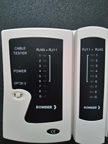 Testador Cabo de Rede e Telefone RJ45 e RJ11 Cabo Internet e Telefonia