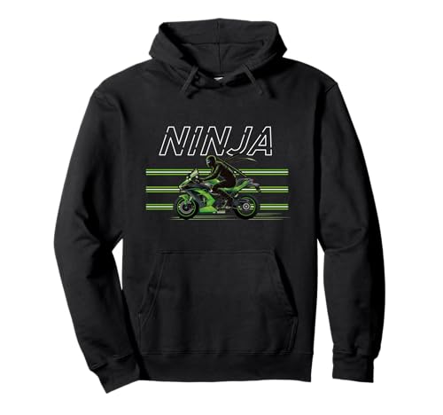 NINJA Supersport Racing Motorcycle Sportbike Pullover Hoodie